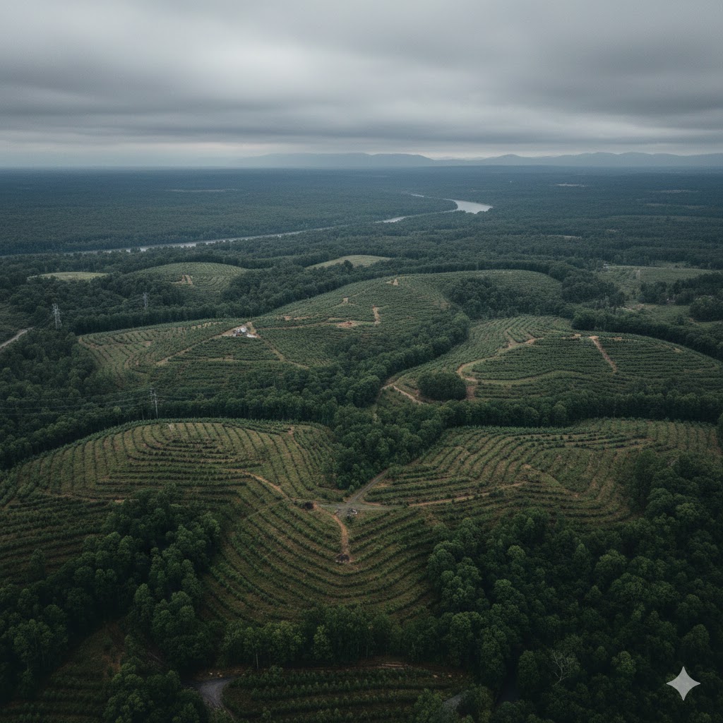 Aerial forest canopy used as a backdrop for ARR due diligence